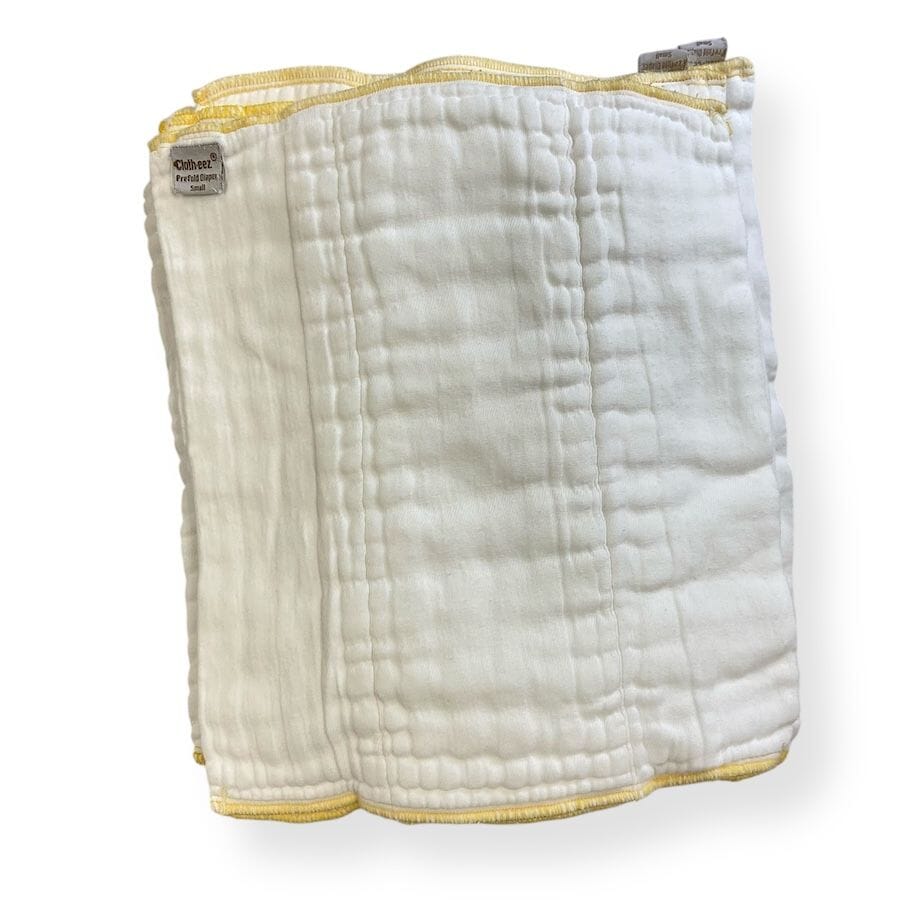 Cloth - eez - 1 Dozen Cloth - eez Prefold Diapers - Small