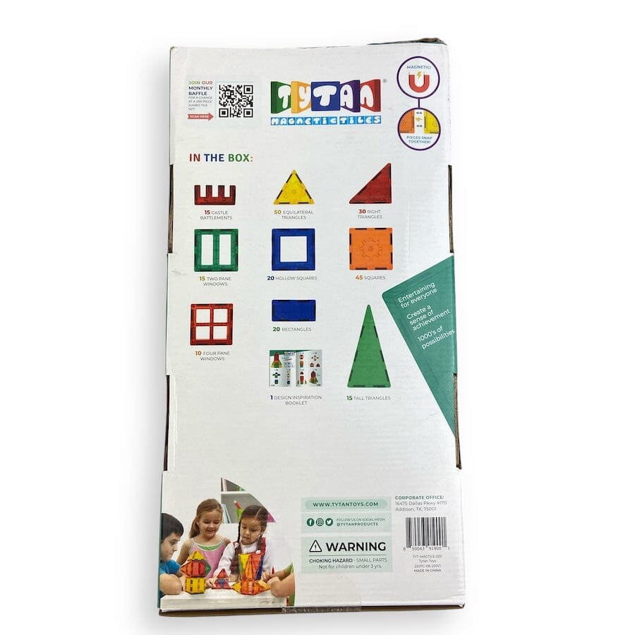 220-Piece Magnetic Tiles Mega Kit Toys