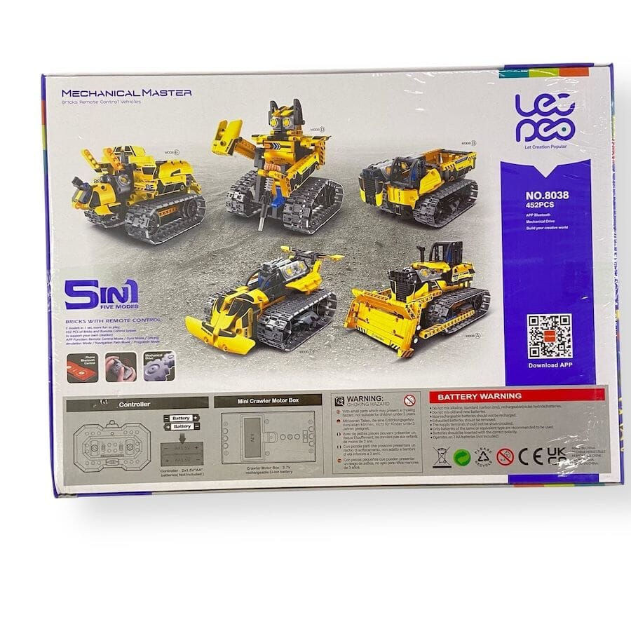 LecPop - 5 in 1 STEM Robot Building Kit