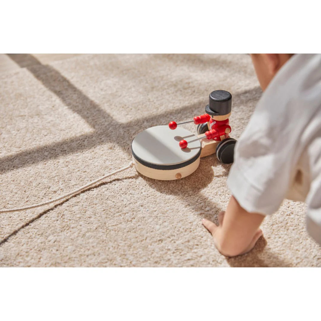 PlanToys Pull Along Drummer