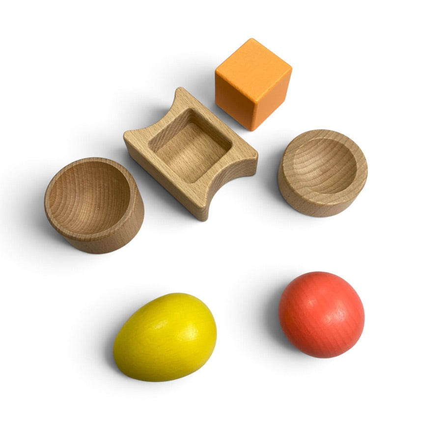 Lovevery Montessori Shapes, 6 Pc Shape Puzzle