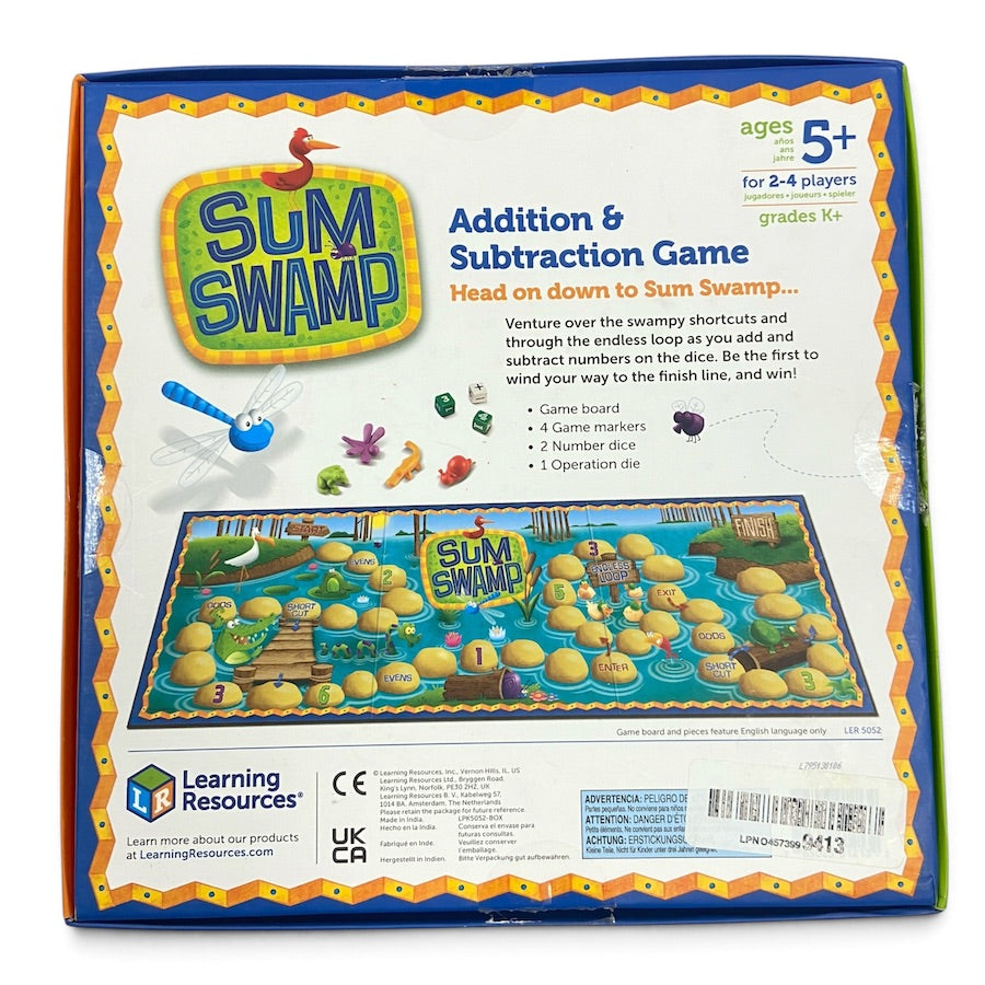 Sun Swamp Addition & Subtraction Game