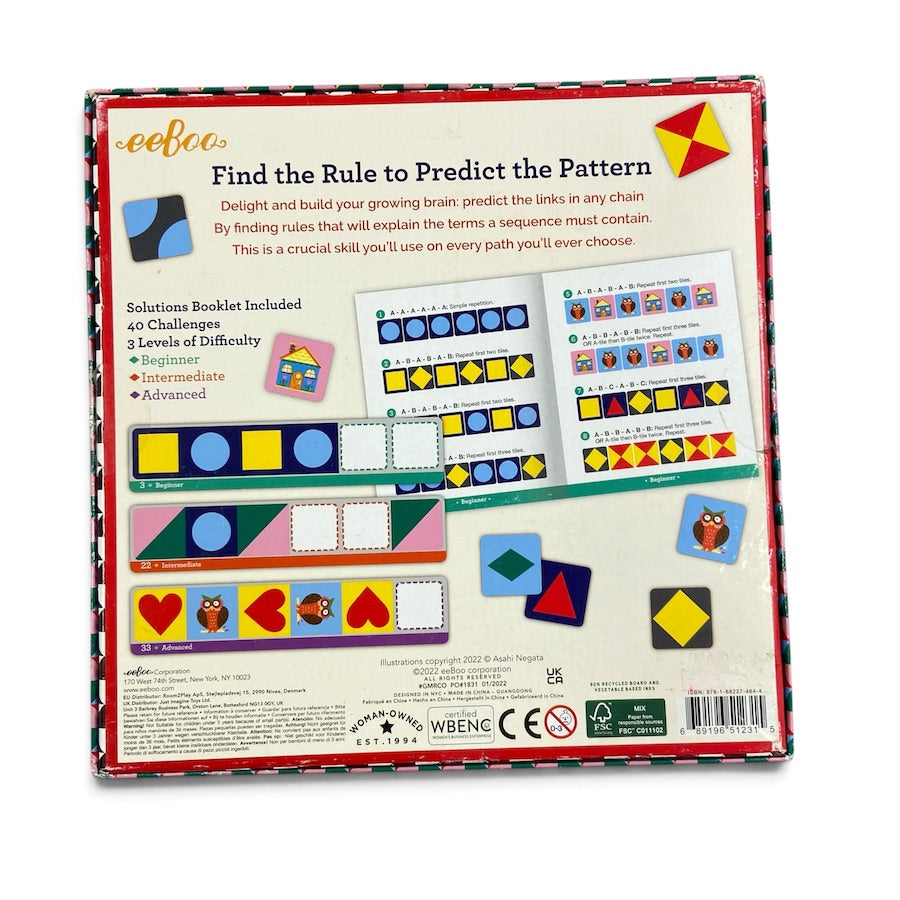 Eeboo Pattern Recognition Game