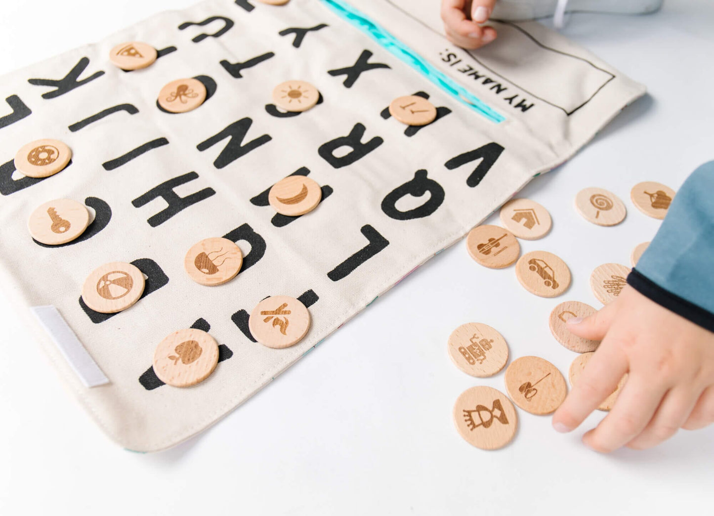 So Handmade Shop - ABC Play Mat – Educational & Portable Alphabet Play for Kids