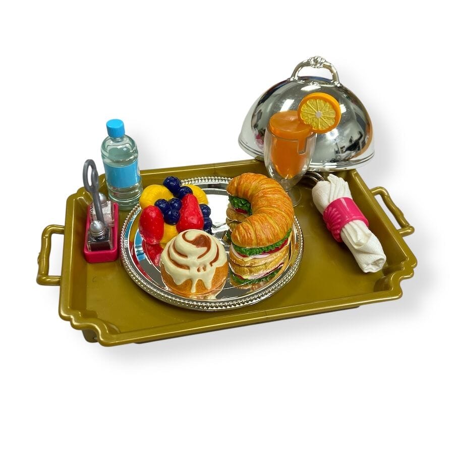AG Grand Hotel Room Service Set - Partial Dollhouse Accessories