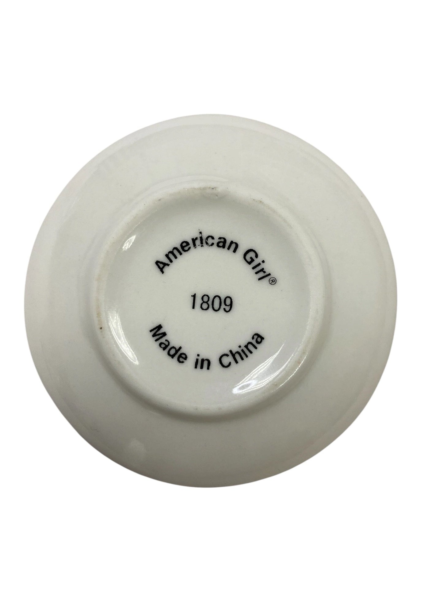 American Girl Black & White Dish Set Toys