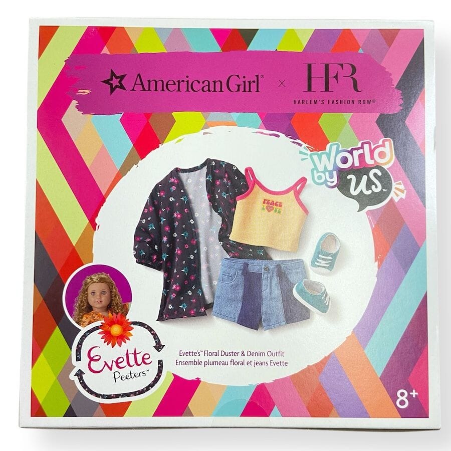 American Girl Evette's Floral Duster & Denim Outfit Toys