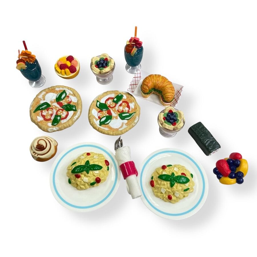 American Girl Play Food Bundle Dollhouse Accessories