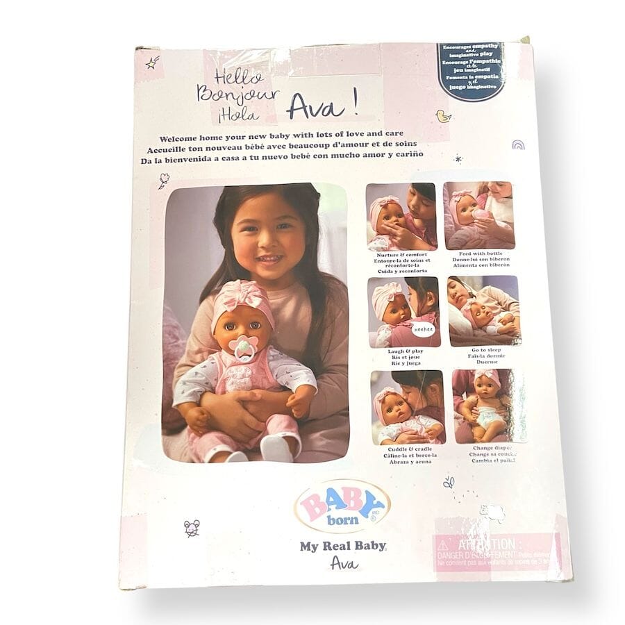 BabyBorn My Real Baby Doll Ava Toys