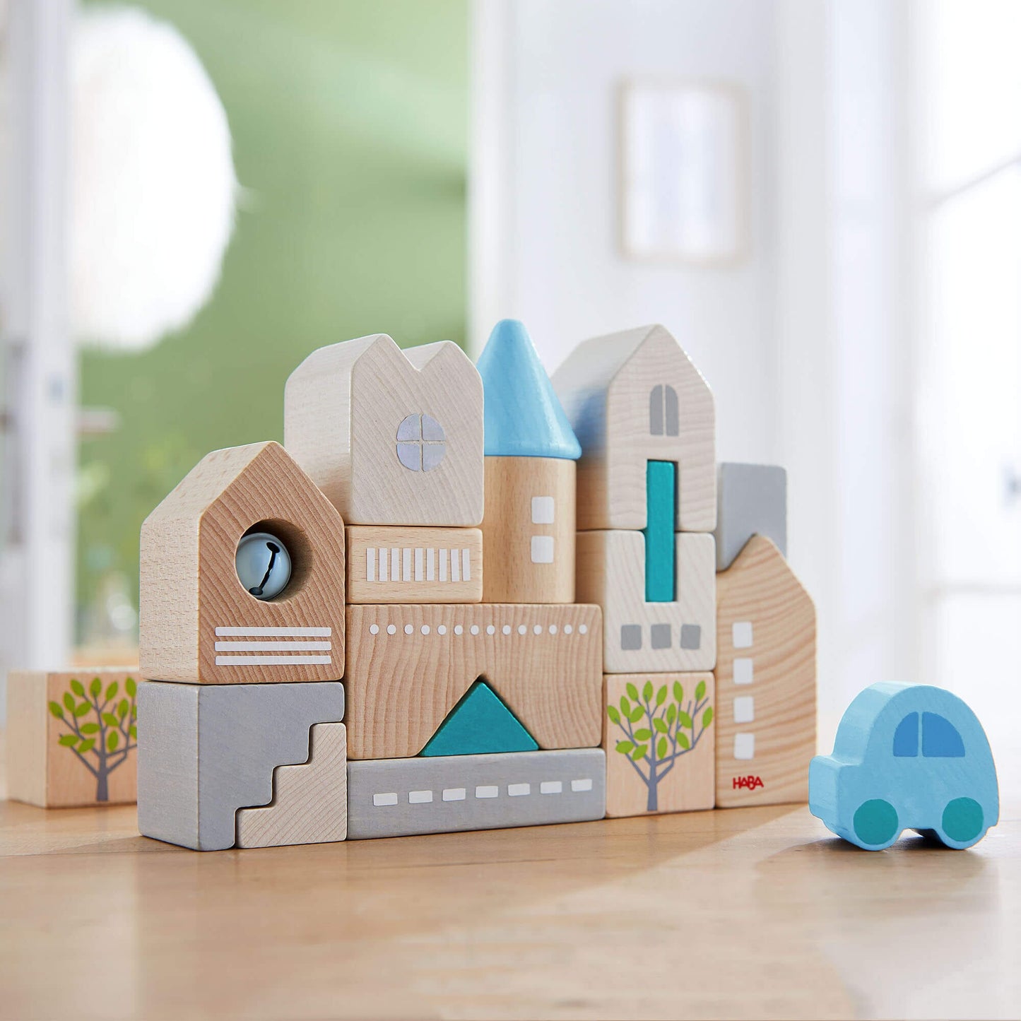 Bad Rodach 18 Piece Wooden Building Blocks Architectural Blocks