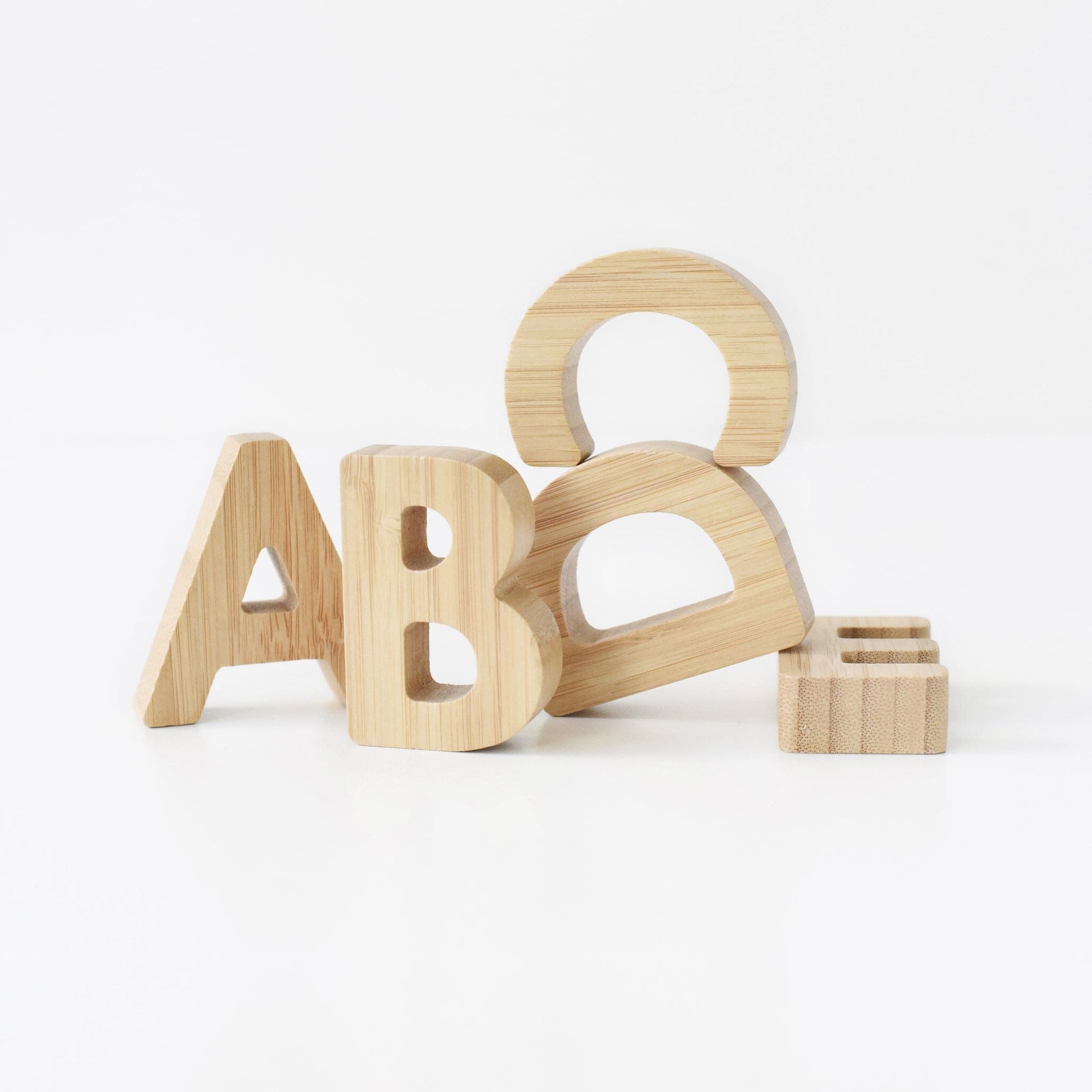 Bamboo Alphabet Wood + Bamboo Toys