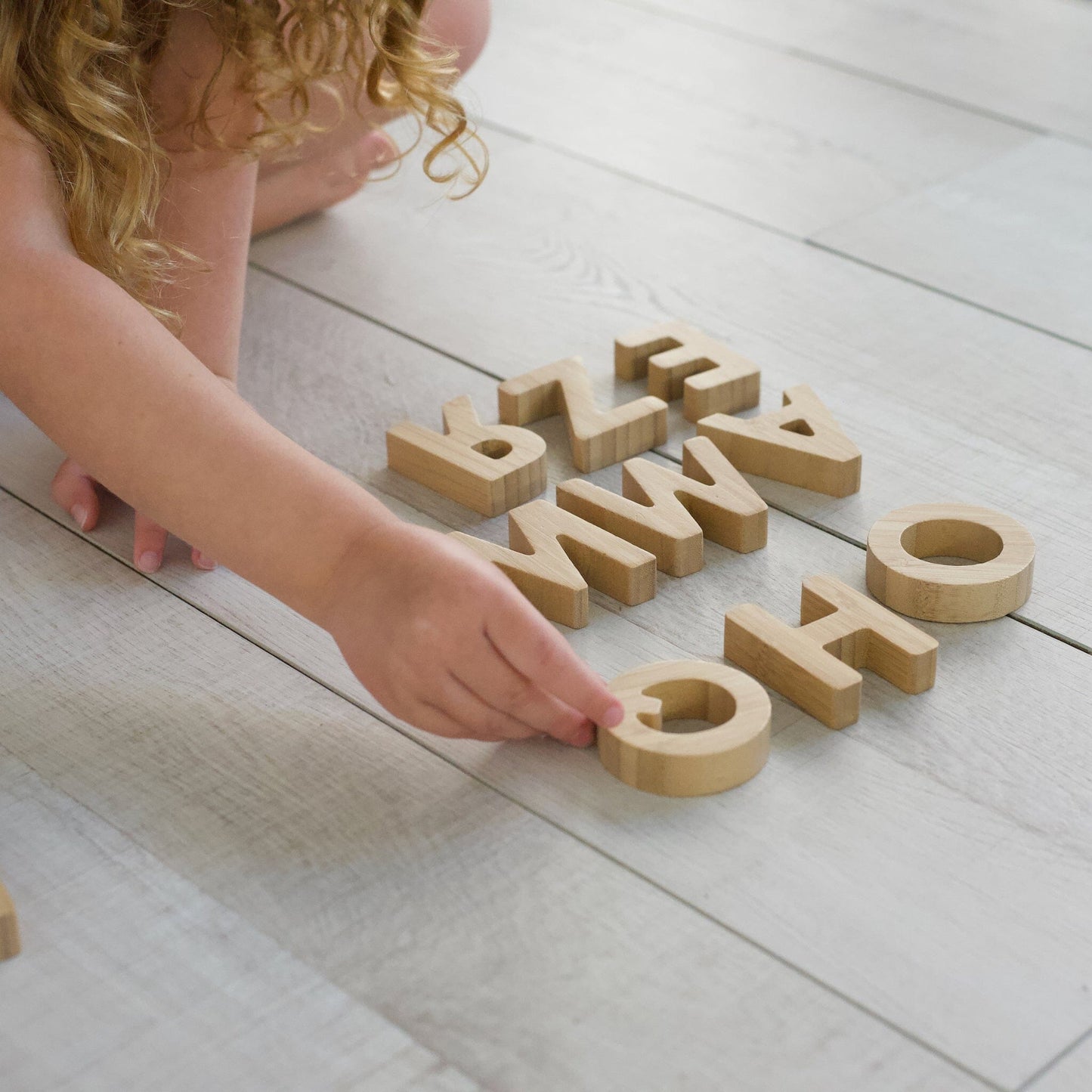 Bamboo Alphabet Wood + Bamboo Toys