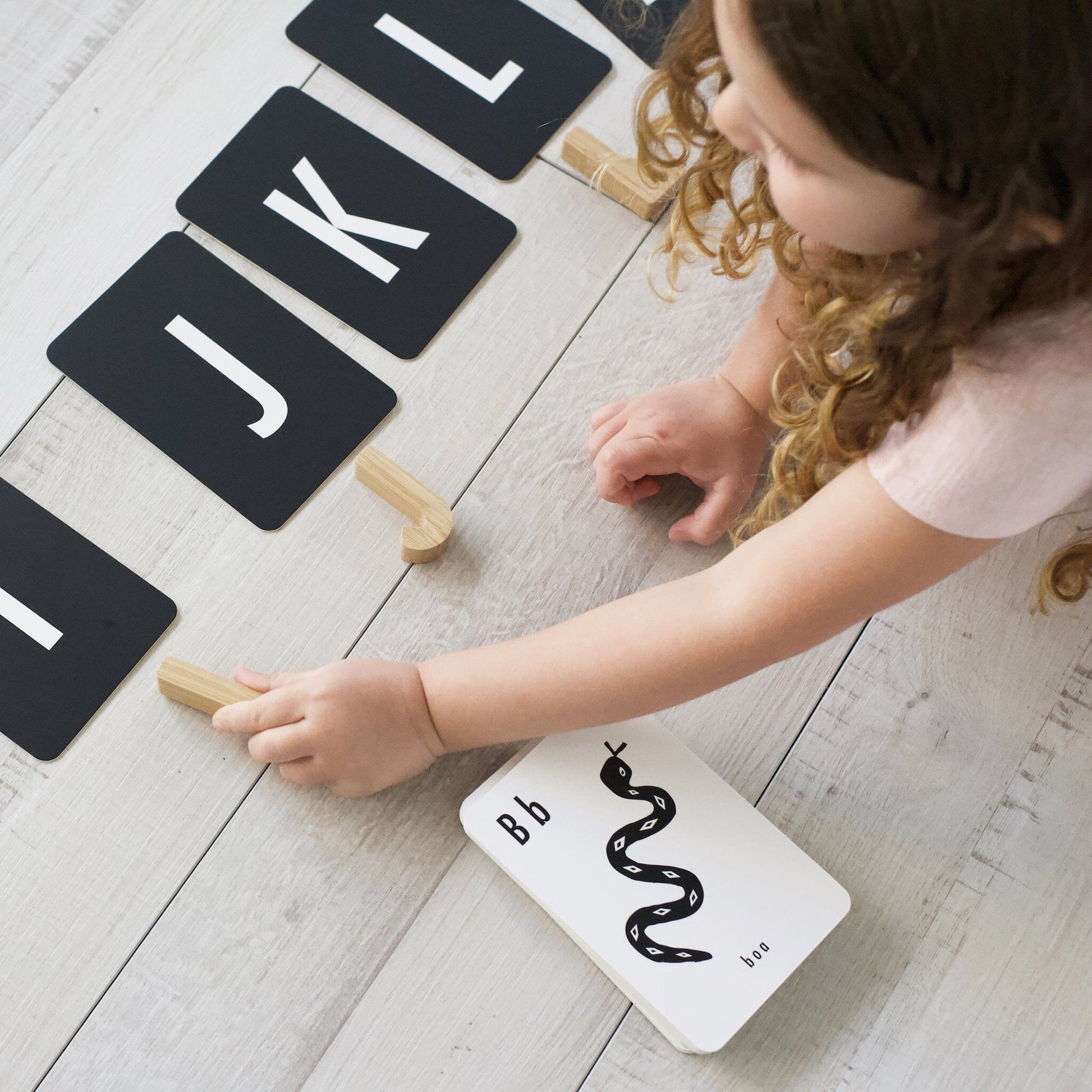 Bamboo Alphabet Wood + Bamboo Toys