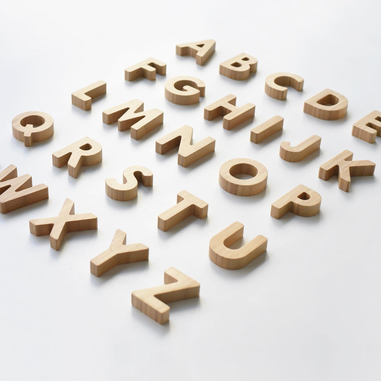 Bamboo Alphabet Wood + Bamboo Toys