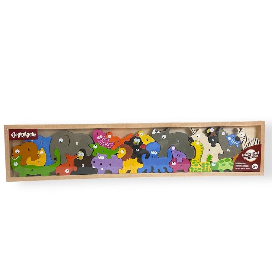 BeginAgain Animal Parade A-Z Puzzle & Play Set – TOYCYCLE