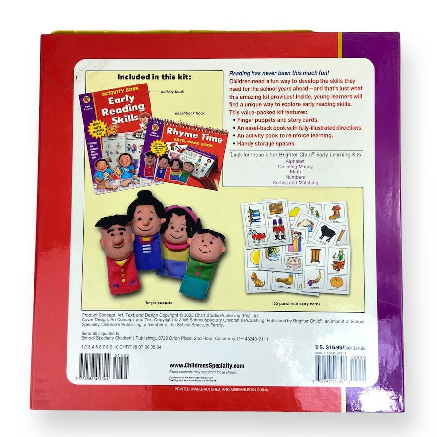 Brighter Child - Brighter Child Early Learning Kit - Reading