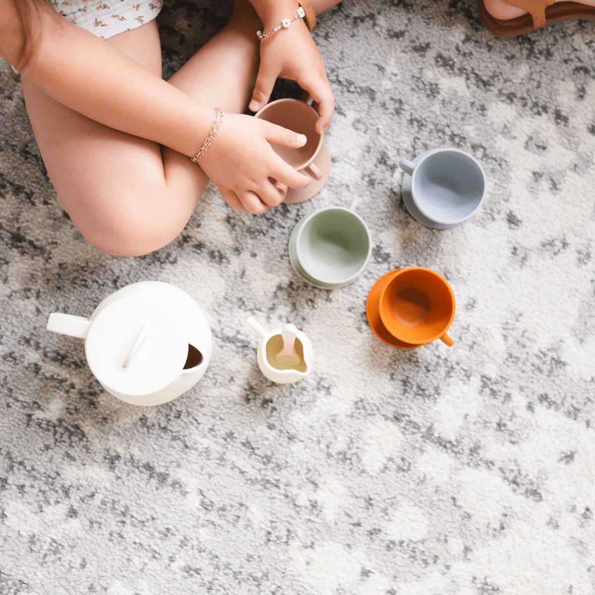 Bug + Bean Silicone Tea Set toys
