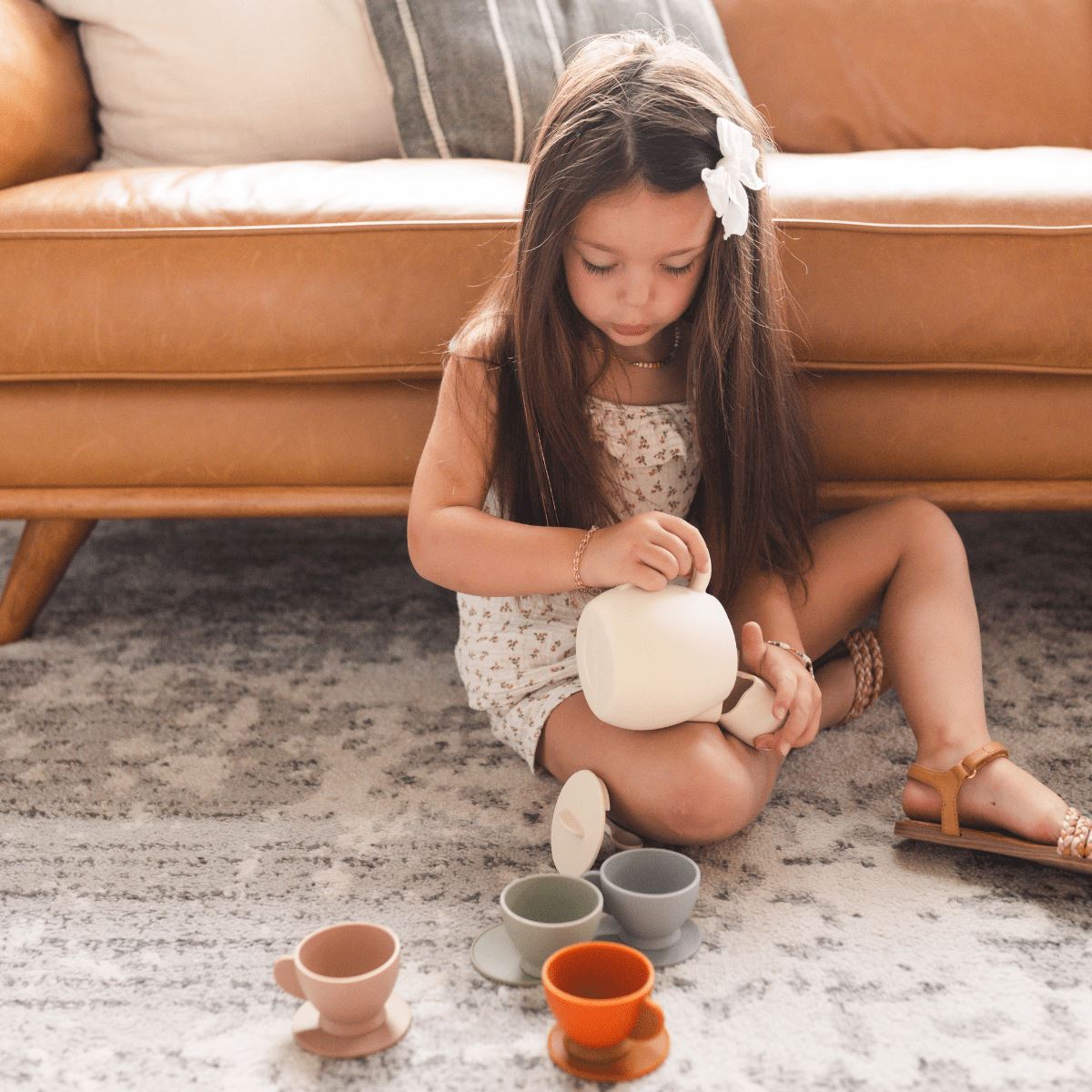 Bug + Bean Silicone Tea Set toys