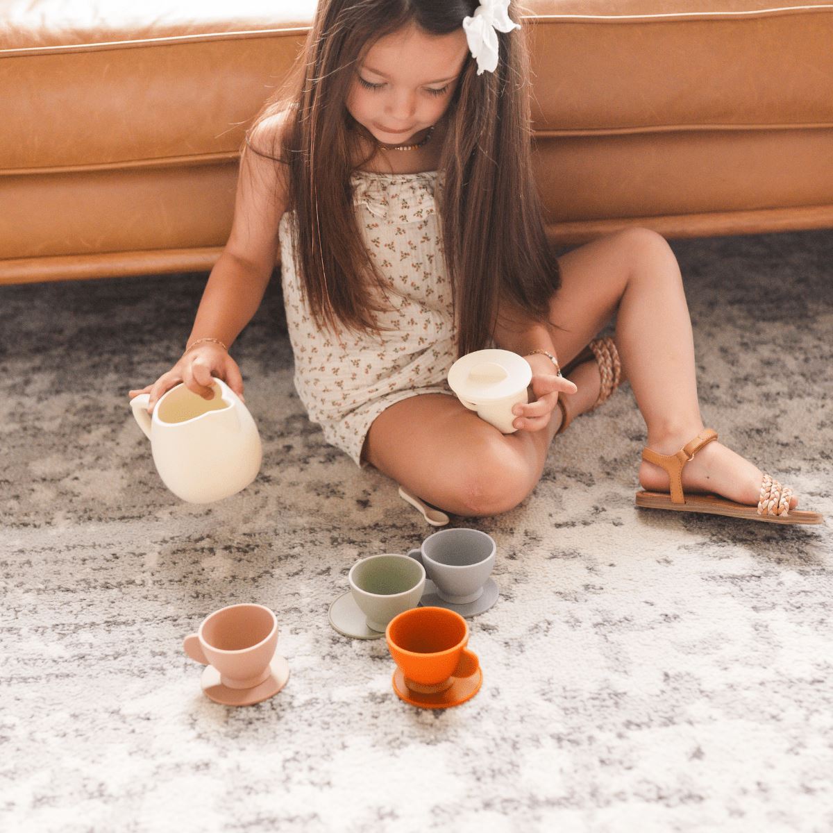 Bug + Bean Silicone Tea Set toys