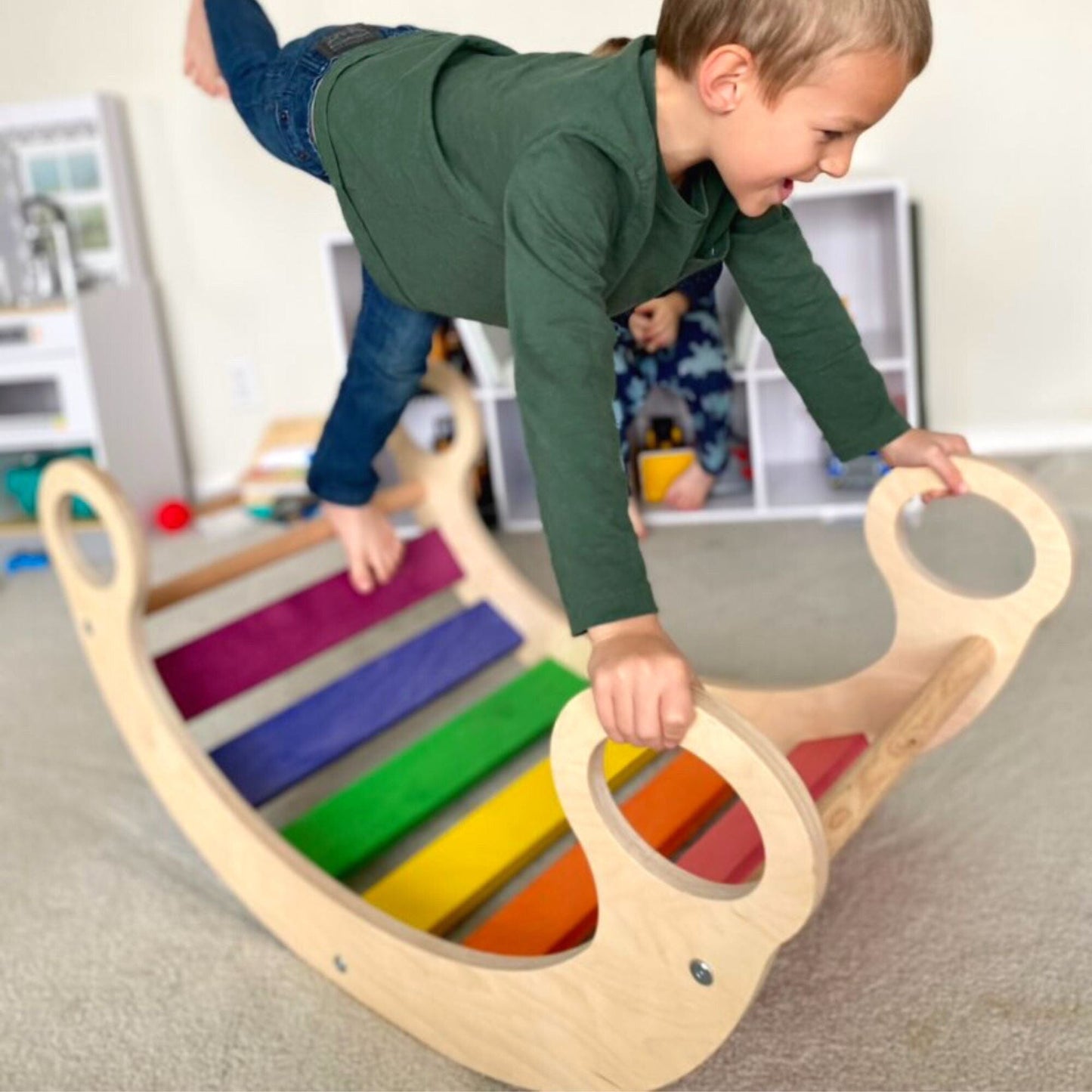 Climber Arch Wooden Rocker