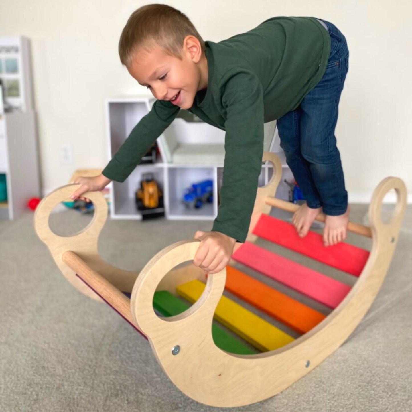 Climber Arch Wooden Rocker Active Play