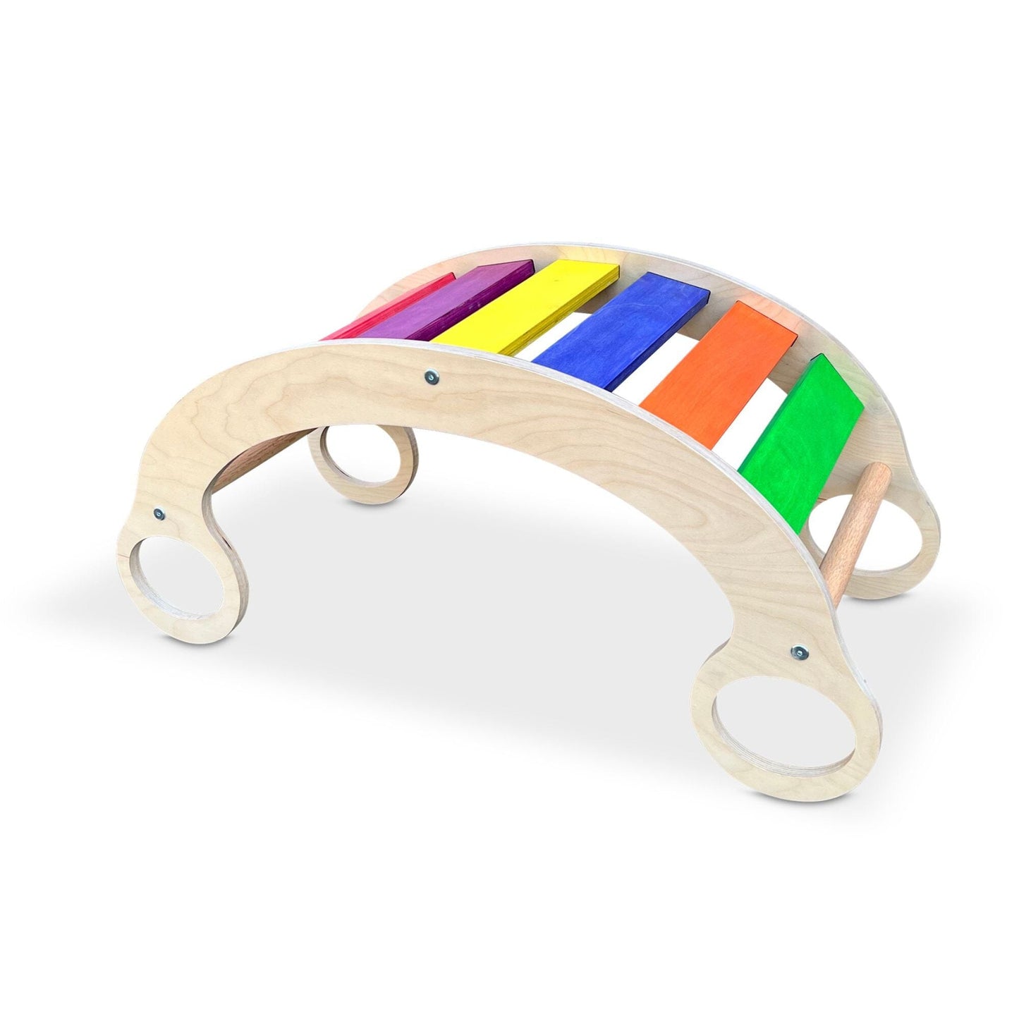 Climber Arch Wooden Rocker Rainbow