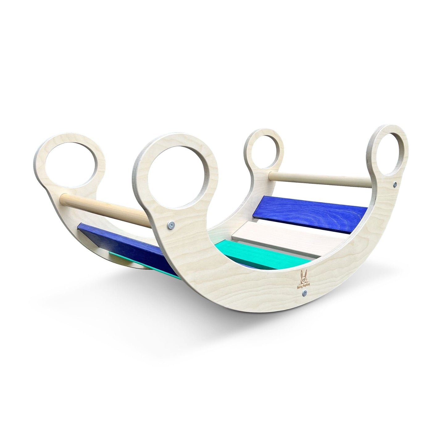 Climber Arch Wooden Rocker Blues
