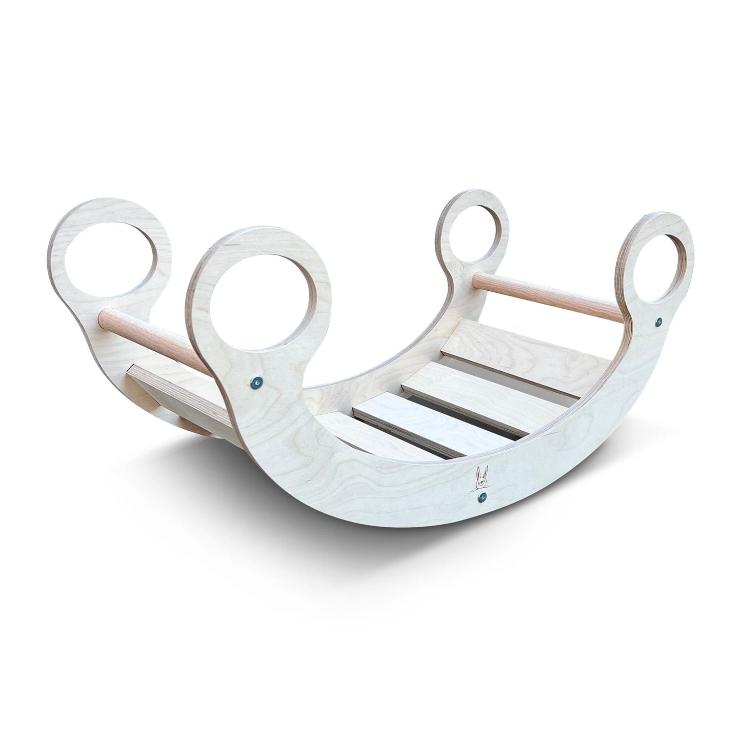 Climber Arch Wooden Rocker Natural
