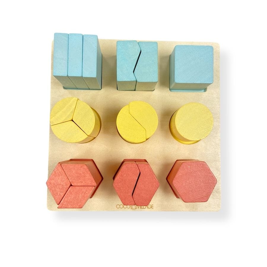 Coco Village 3D Wooden Shapes Puzzle Toys