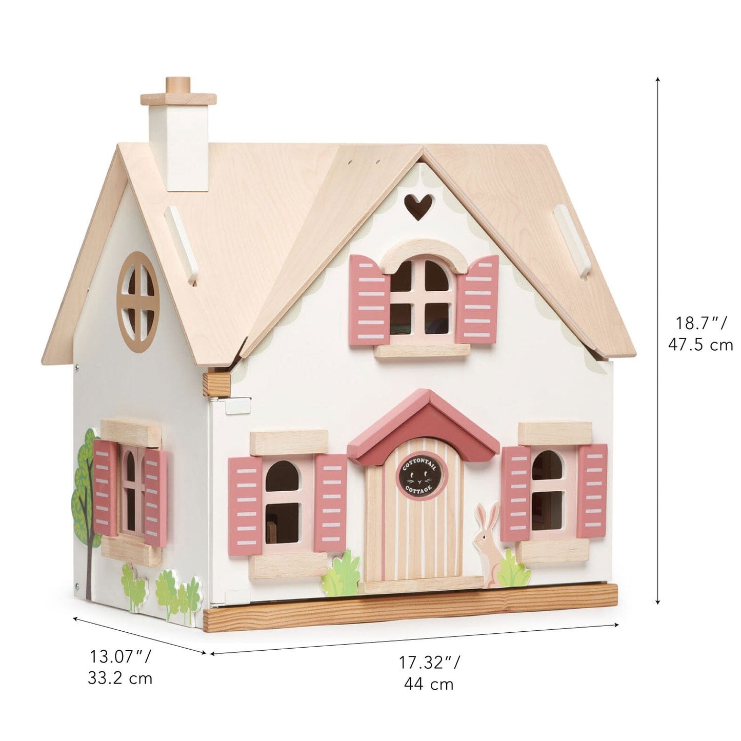 Tender Leaf - Cottontail Cottage Wooden Dollhouse - Heirloom‑Quality