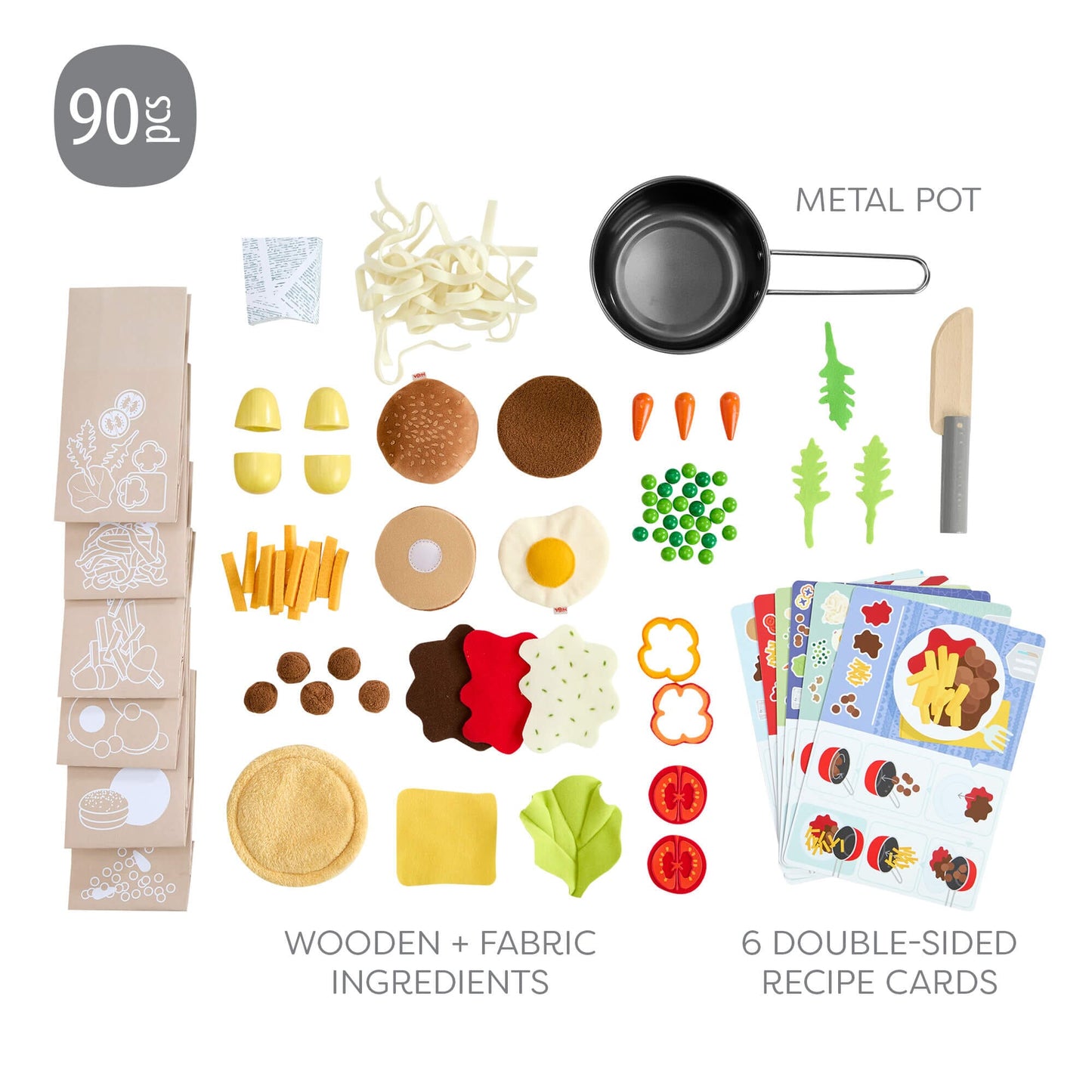 Creative Play Fresh Box - Play Food Meal Kit Play Food