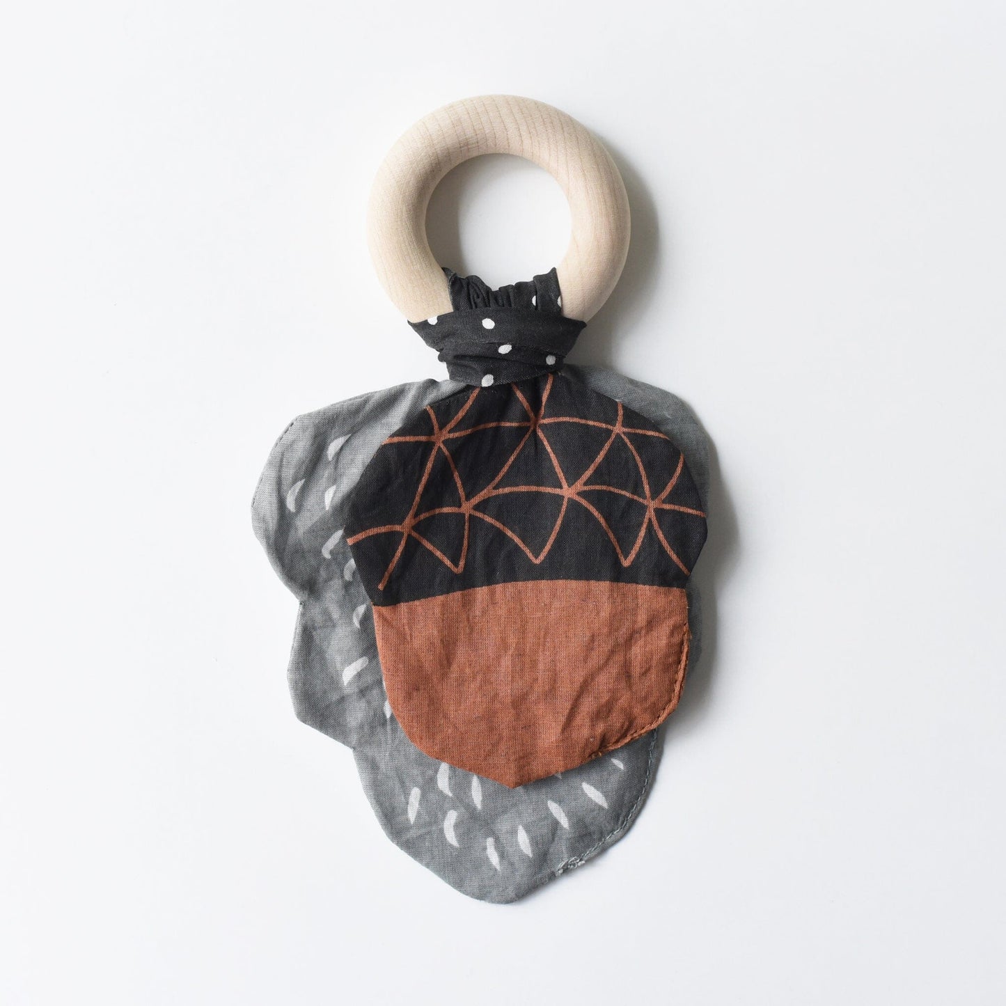 Crinkle Teether - Acorn Baby & Toddler