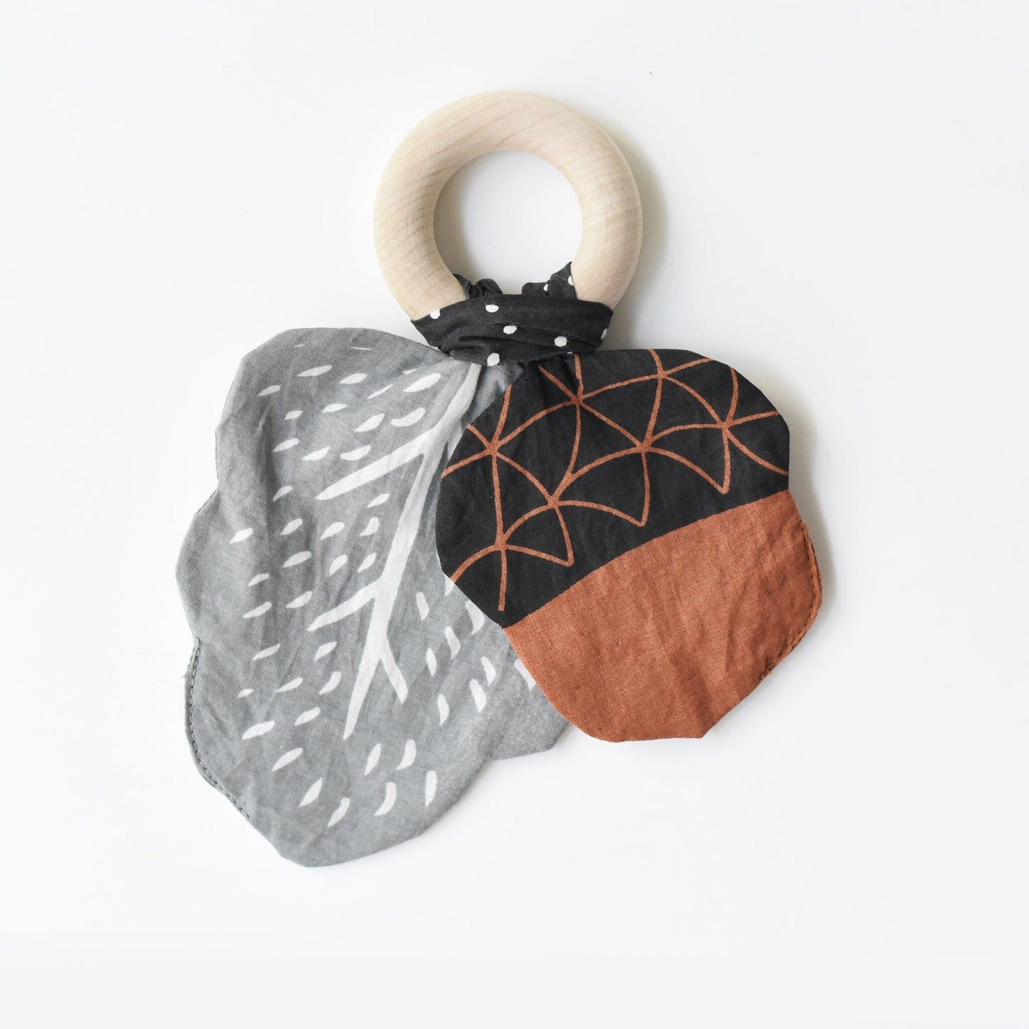 Crinkle Teether - Acorn Baby & Toddler