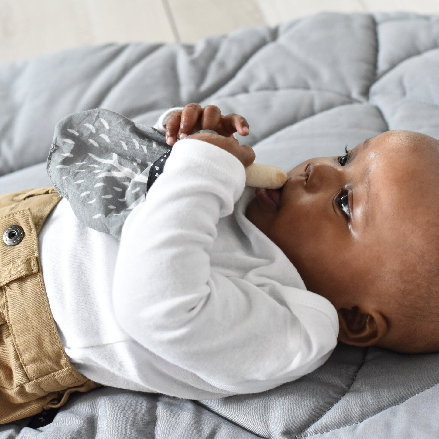 Crinkle Teether - Acorn Baby & Toddler