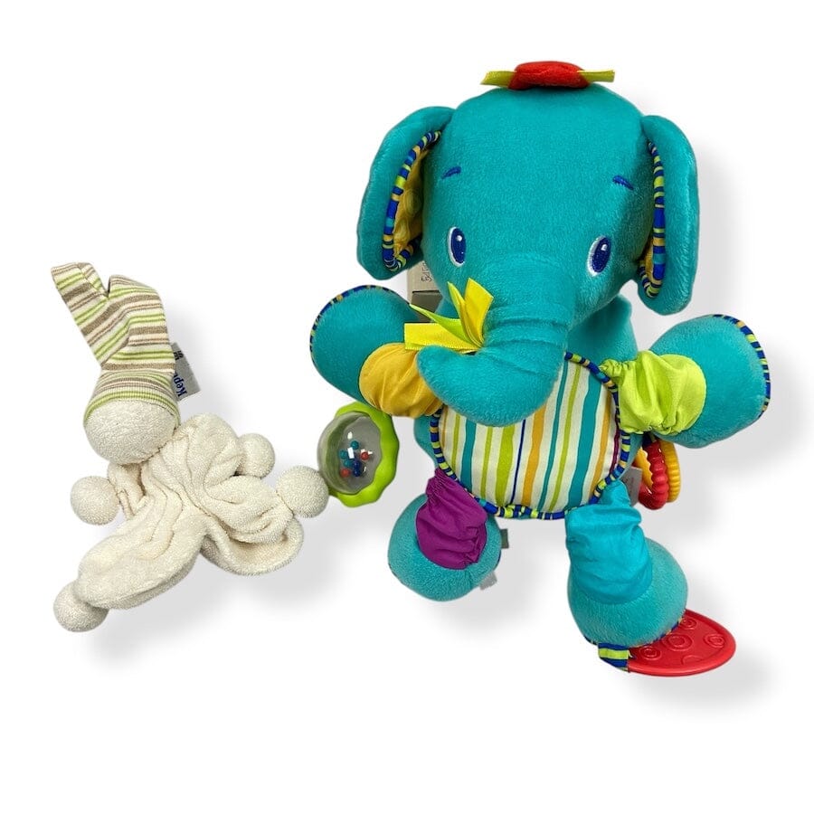 Mixed - Cuddly Sensory Toy Bundle with Teether