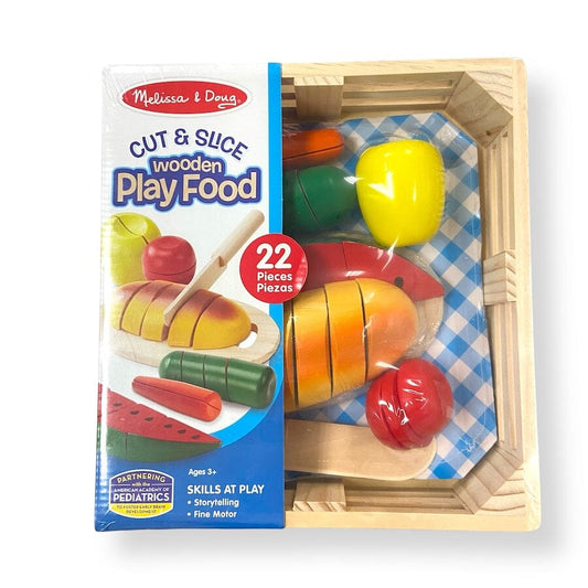 Melissa & Doug - Cut & Slice Wooden Play Food