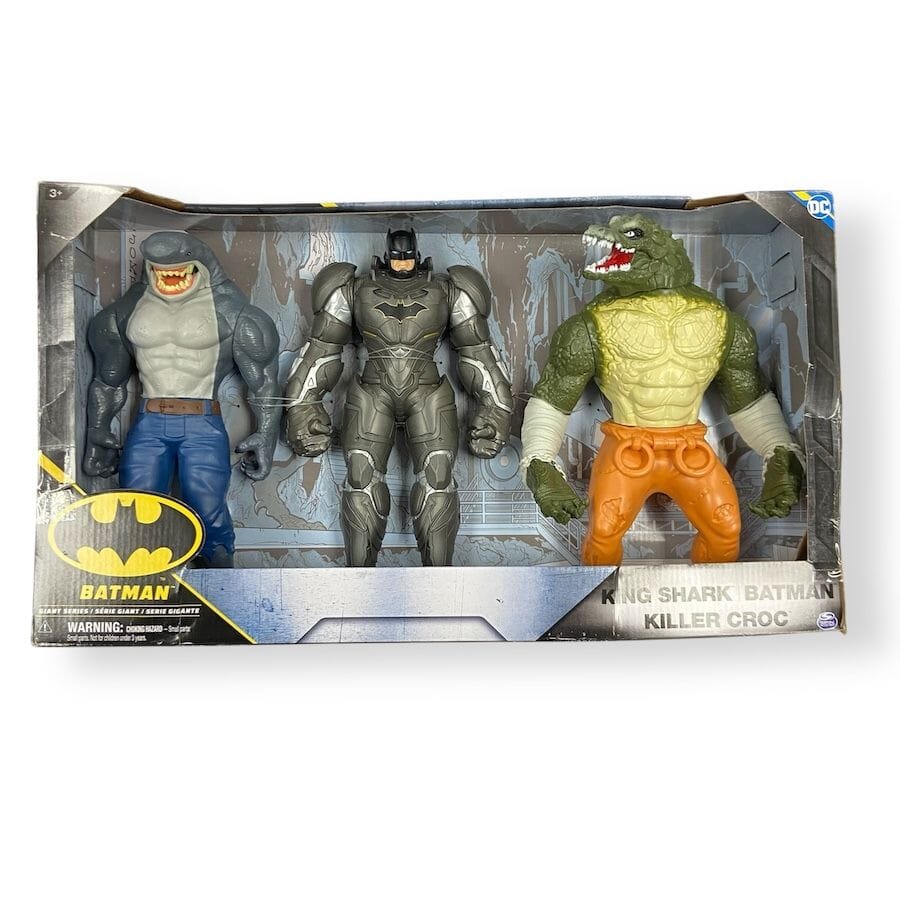 DC Comics 12" Giant Batman, King Shark & Killer Croc Toys