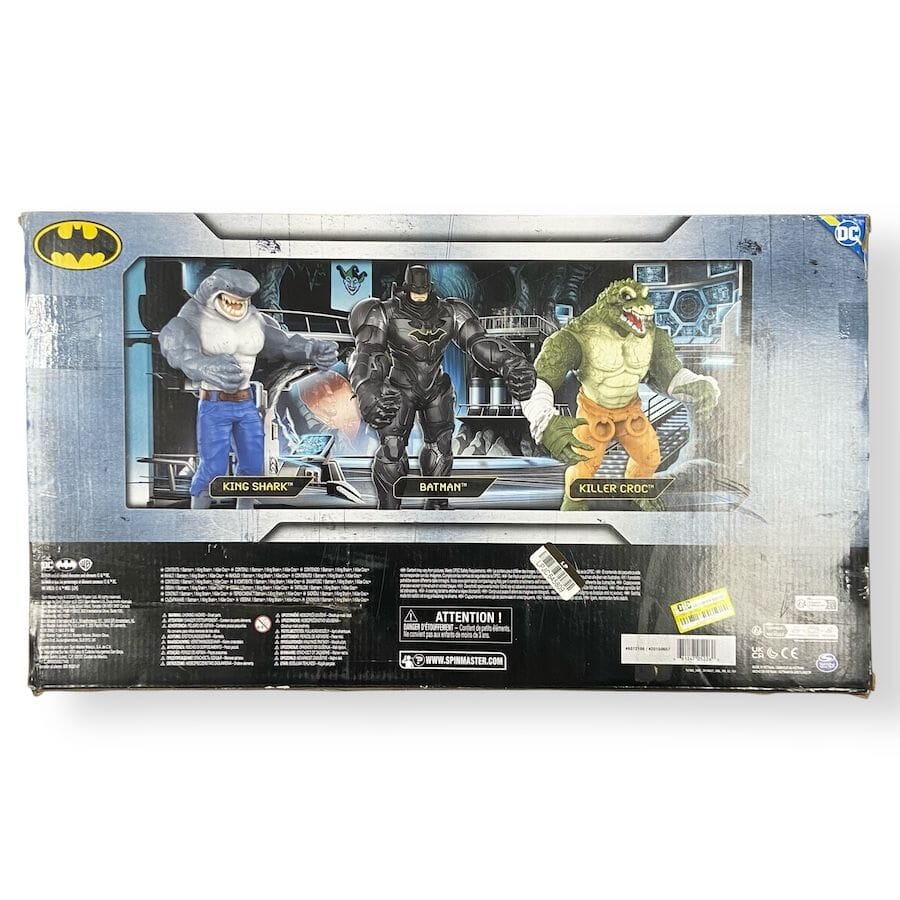 DC Comics 12" Giant Batman, King Shark & Killer Croc Toys