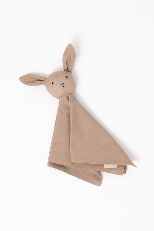 Desert Lark - Linen Lovey Bunny Baby Soothers