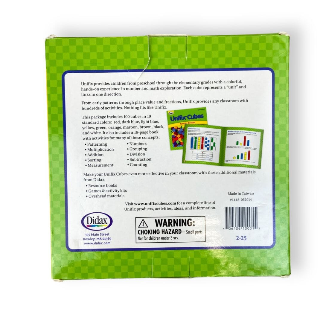 Didax - Didax Unifix Cubes & Activity Booklet