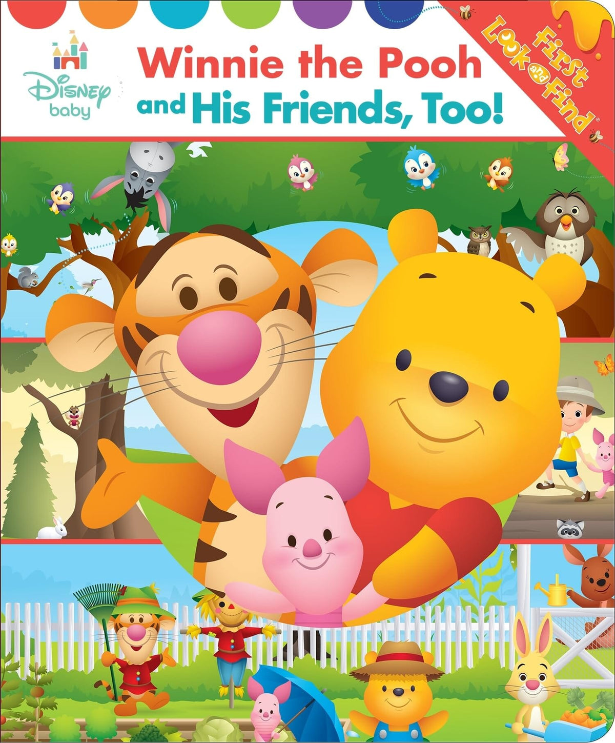 Disney Baby Winnie the Pooh and His Friends, Too! Look and Find Book