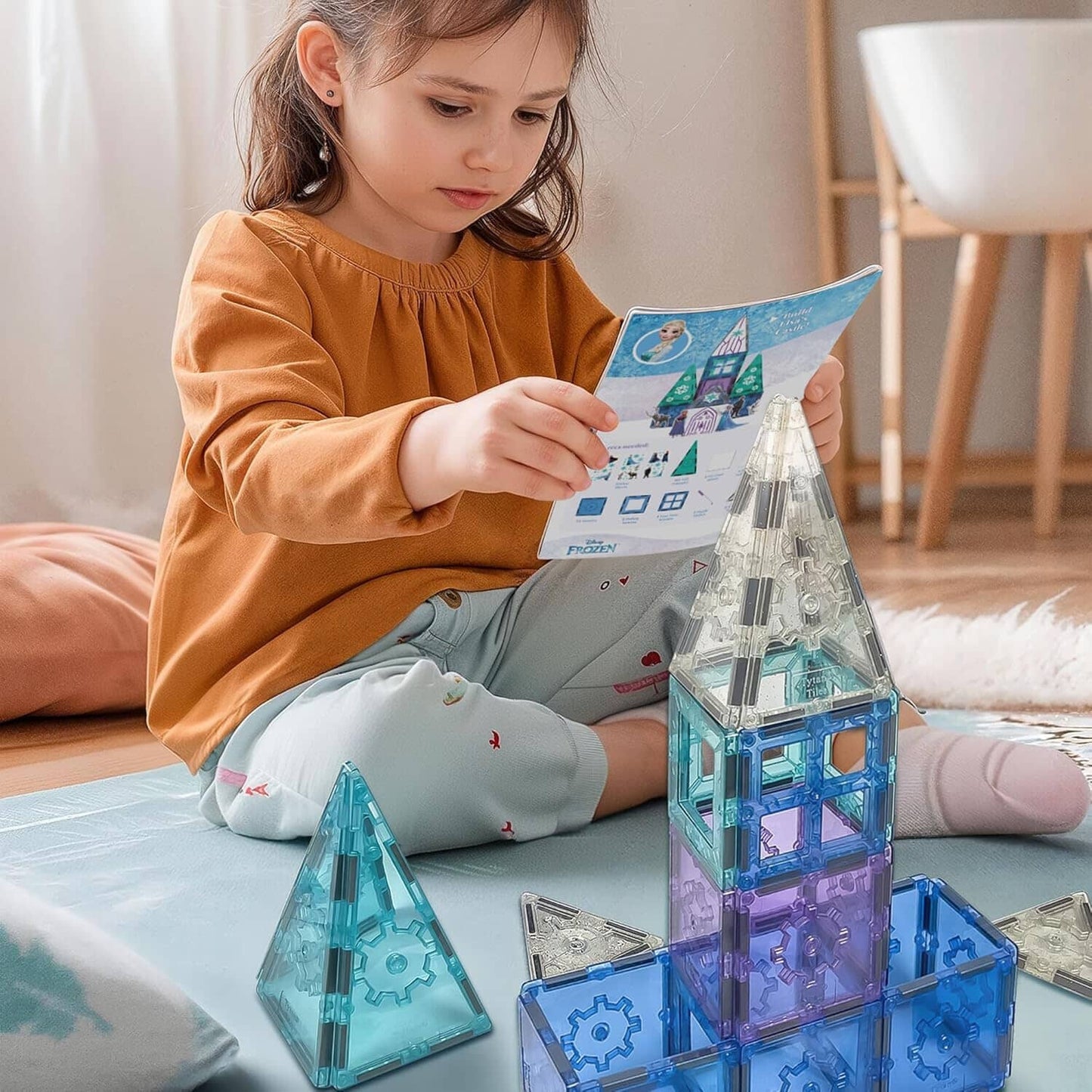 Disney Frozen Magnetic Tiles Castle Set Toys
