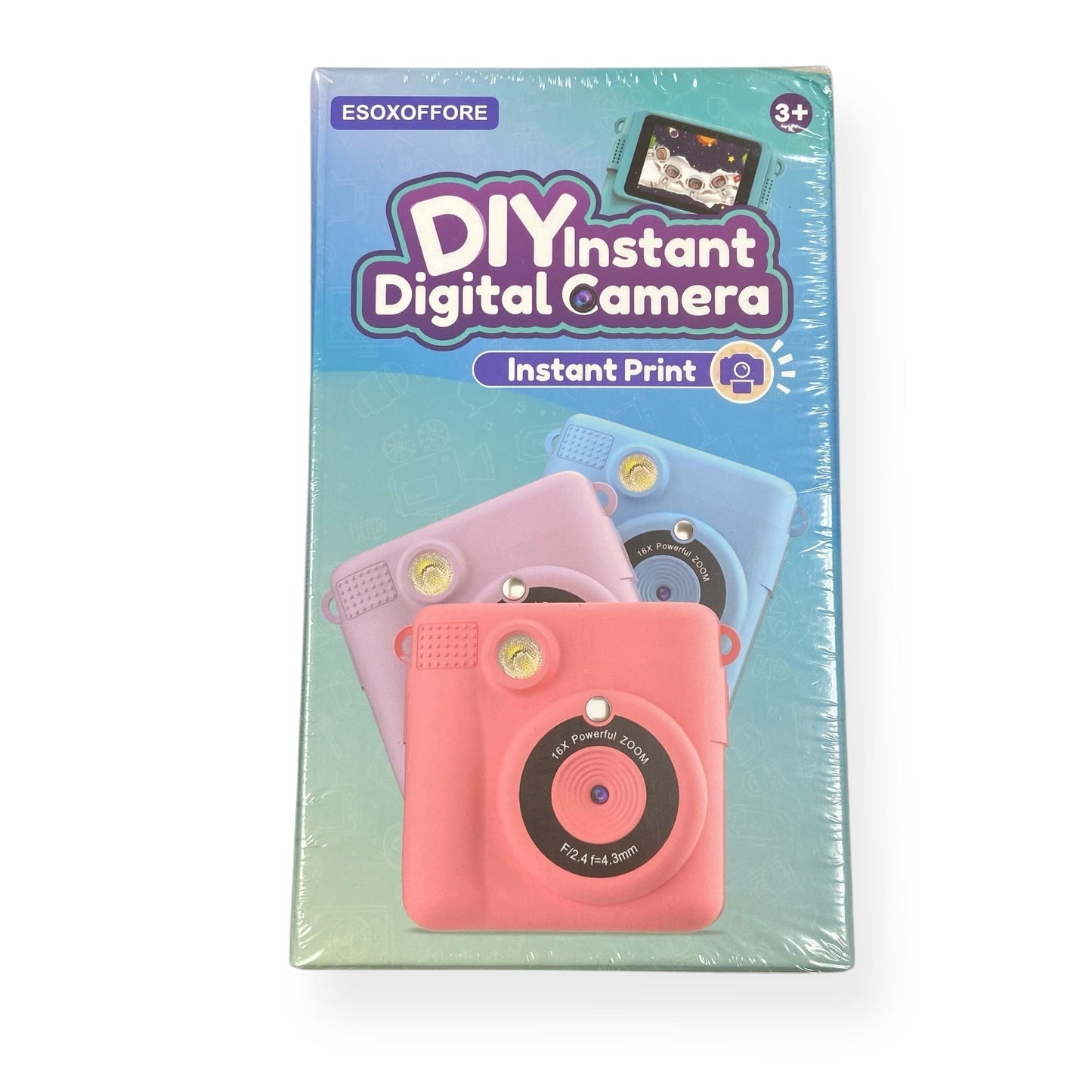 DIY Instant Print Camera Camera Pink