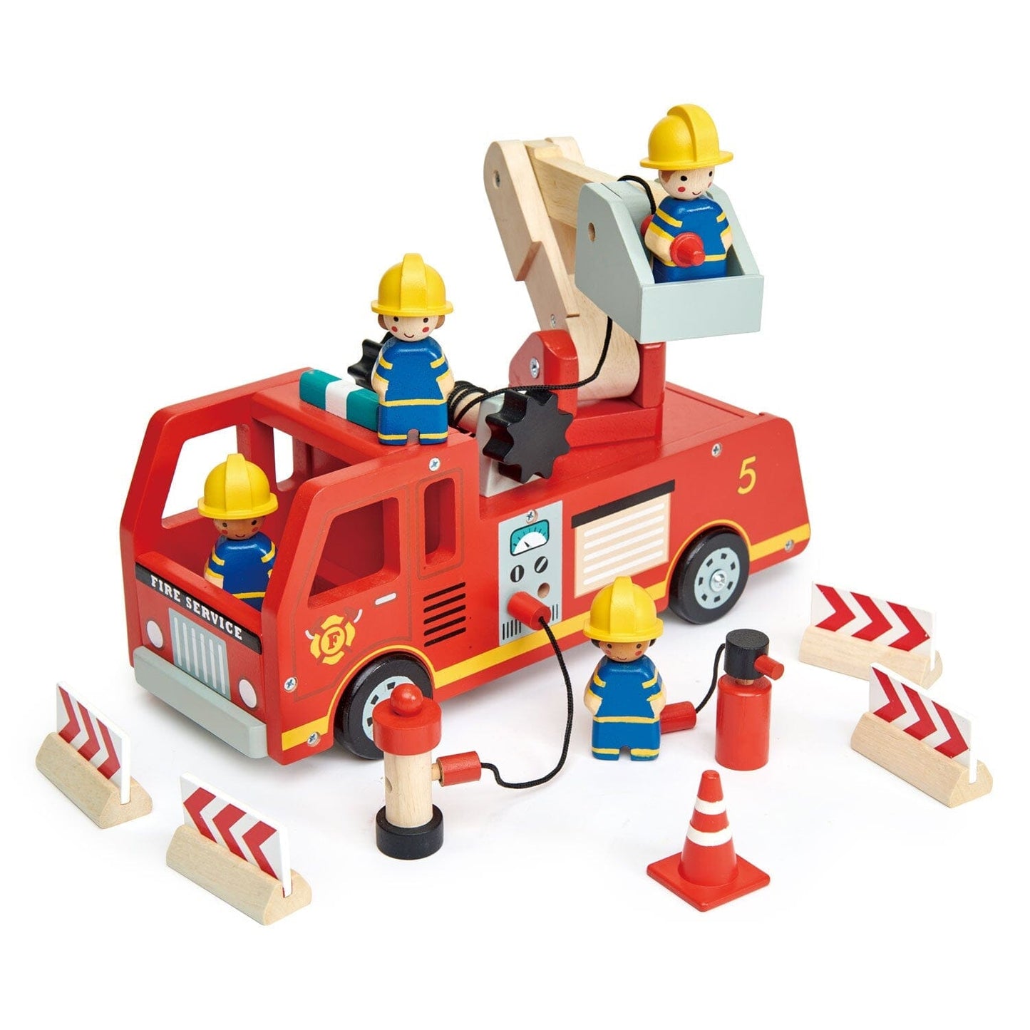 Wood Toy Fire Engine