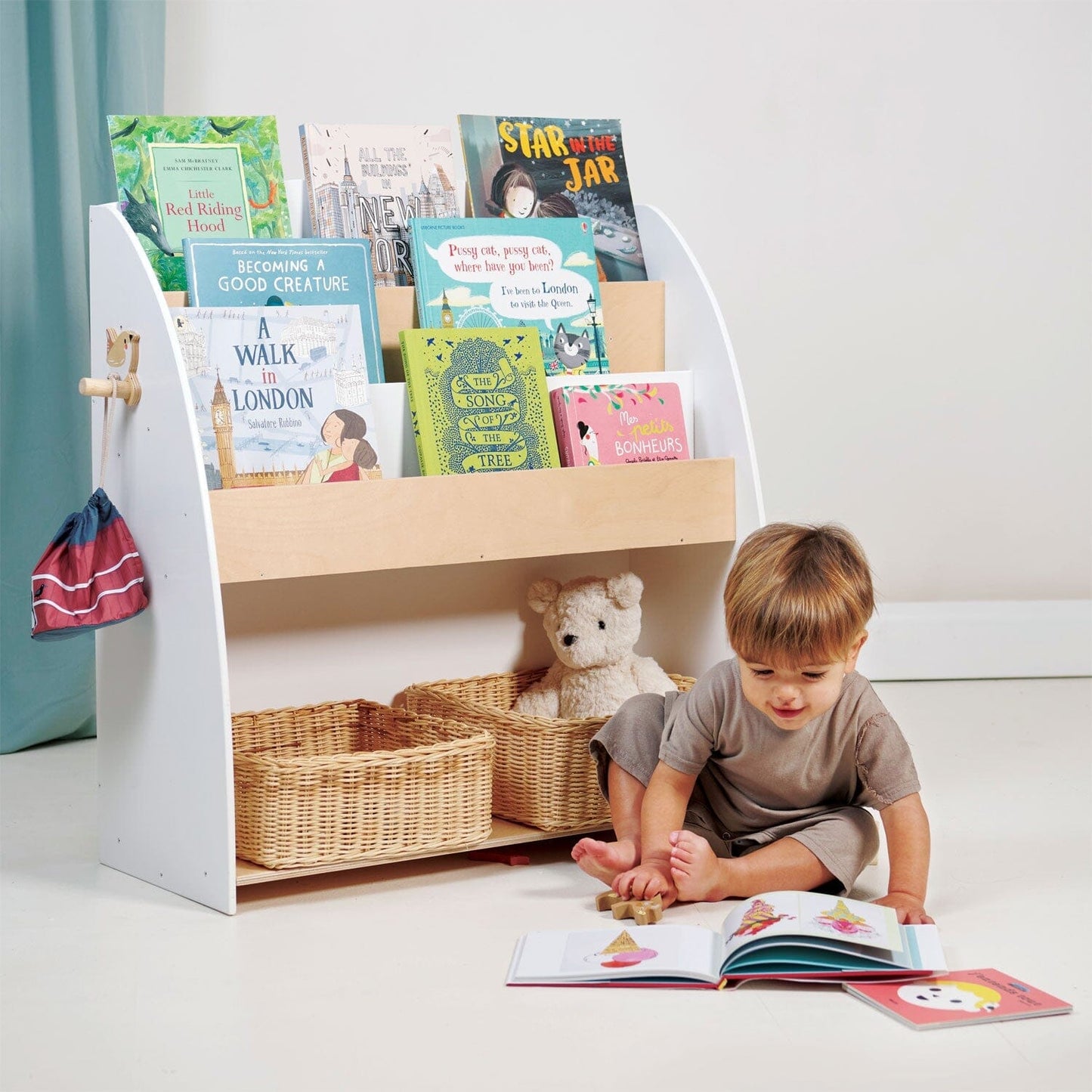 Forest Kids Bookcase - natural wood bookcase for the nursery