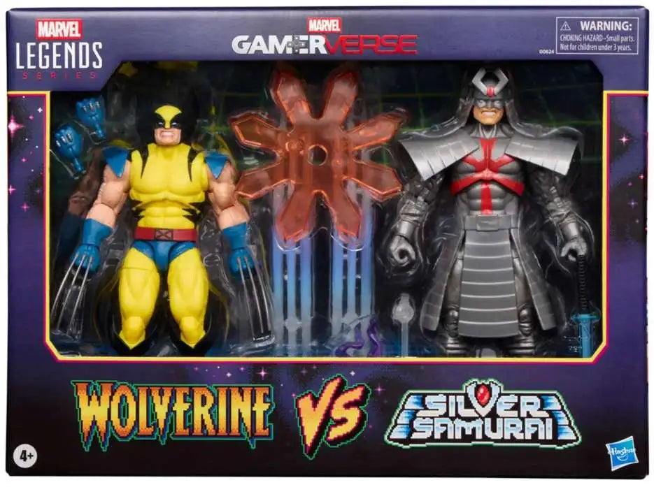 Marvel Legends Gamerverse Wolverine vs Silver Samurai G0624 - Incomplete