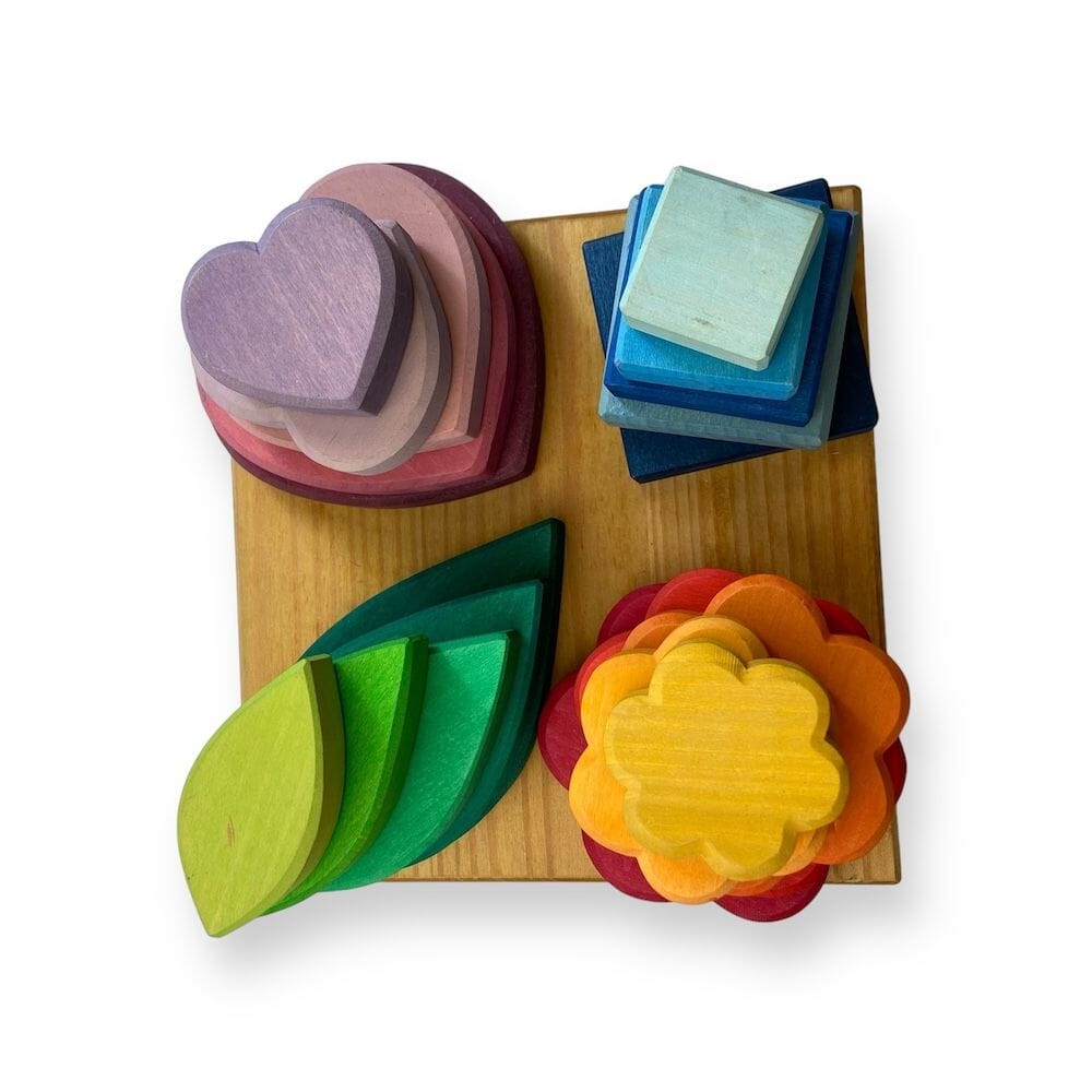 Grimm's Stacking Game Shapes Toys