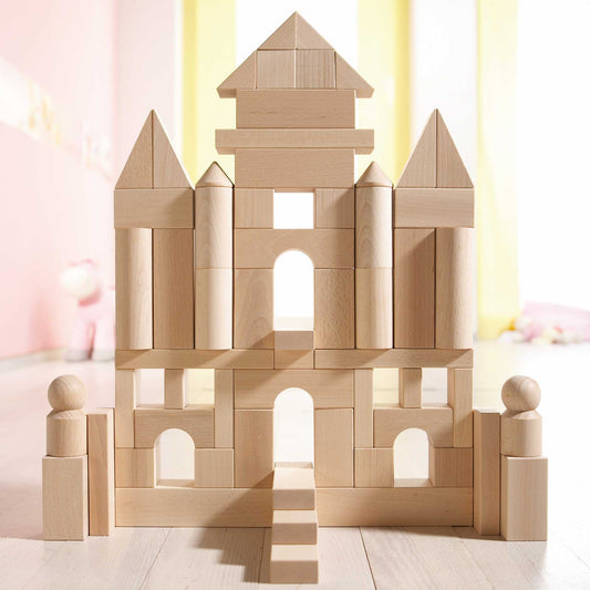 HABA USA - HABA Basic Building Blocks 60 Piece Large Starter Set