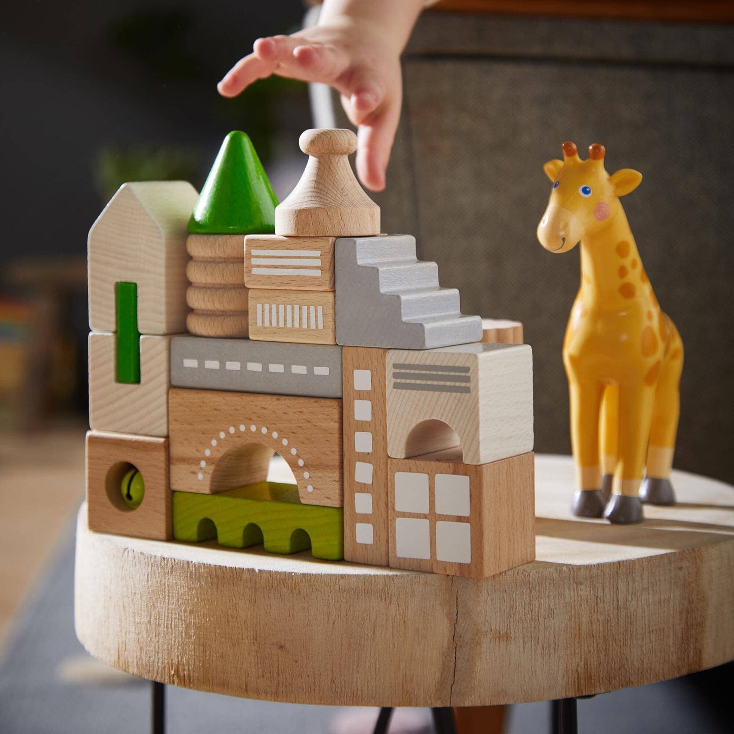 HABA Coburg 28 Piece Wooden Building Blocks Architectural Blocks