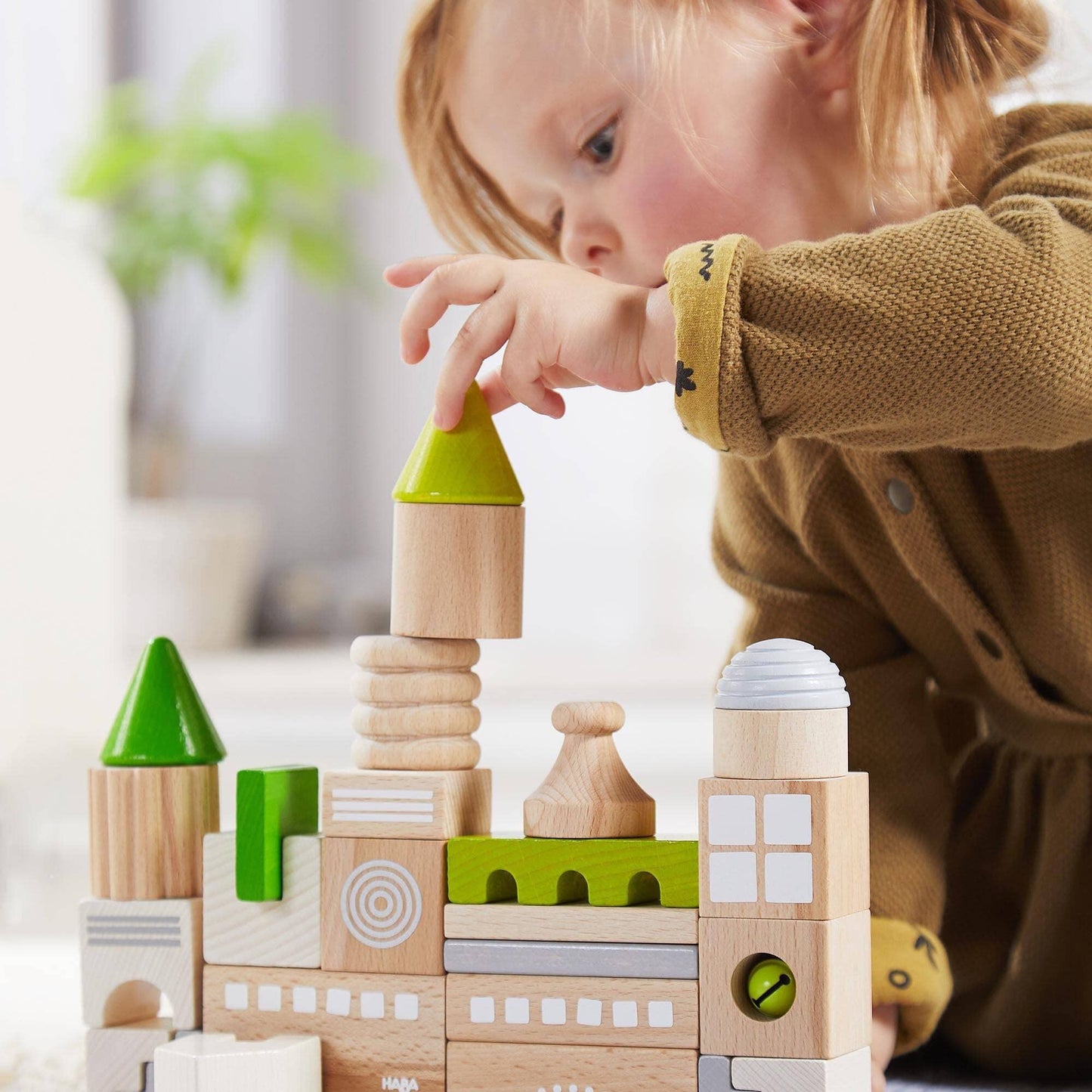 HABA Coburg 28 Piece Wooden Building Blocks Architectural Blocks